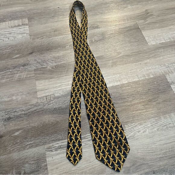 PAOLO GUCCI Vintage Silk Tie Horsebit - Picture 3 of 6